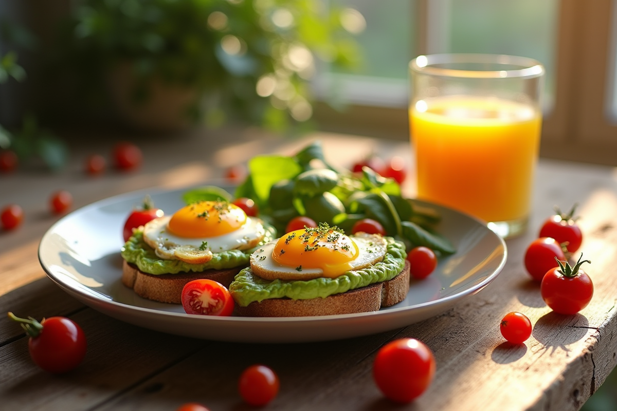 petit-déjeuner sain