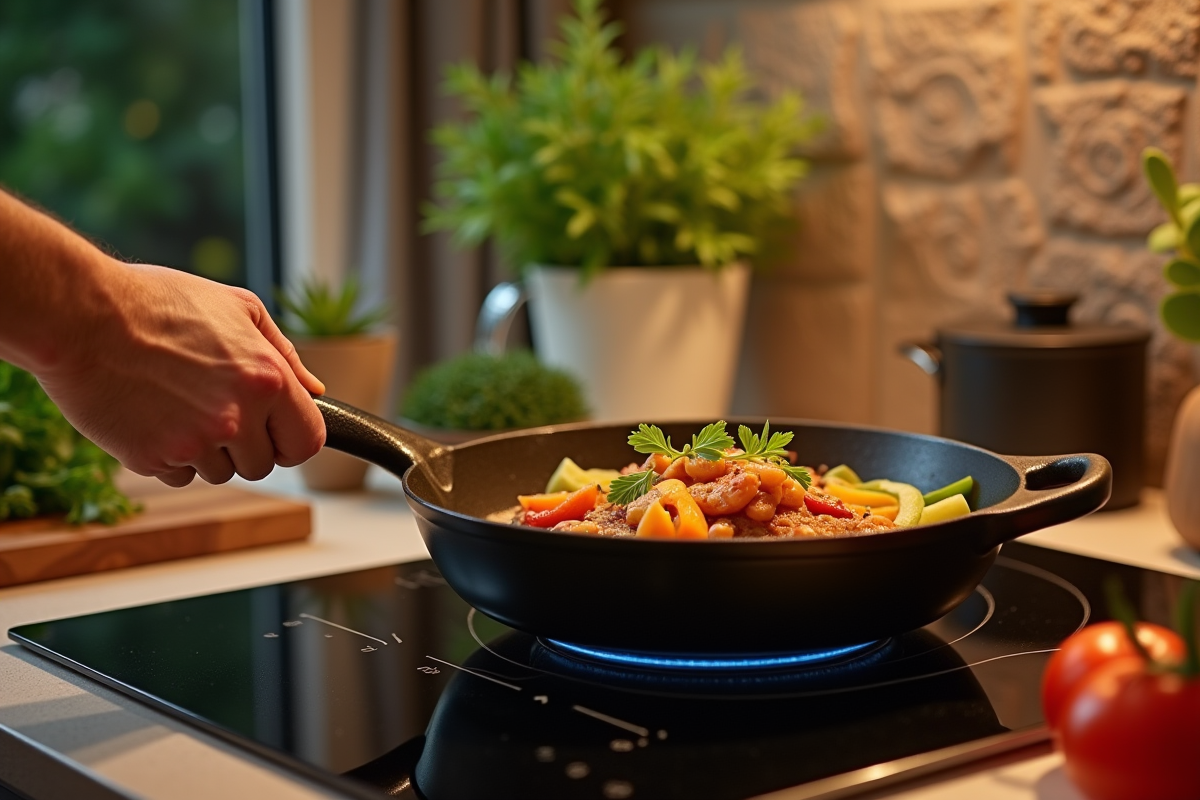 poêle cuisine
